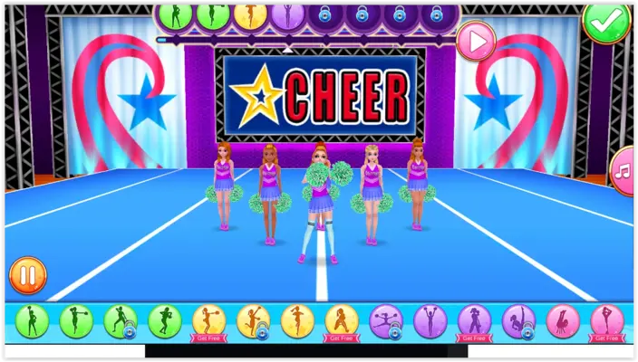 Cheerleader Dance Off - Squad of Champions android App screenshot 2